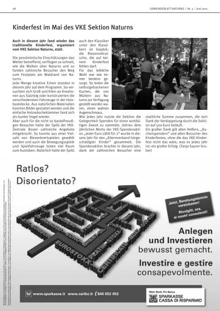 Gemeindeblatt | Juni 2011 (2,20 MB)