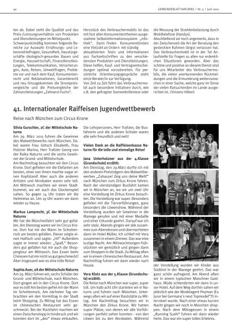 Gemeindeblatt | Juni 2011 (2,20 MB)