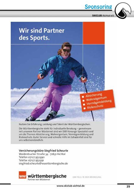 Brenner – Technik – Service - Skiclub Aichtal eV