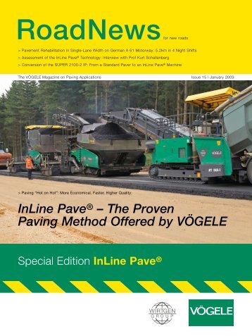 InLine Pave® – The Proven Paving Method Offered by VÖGELE
