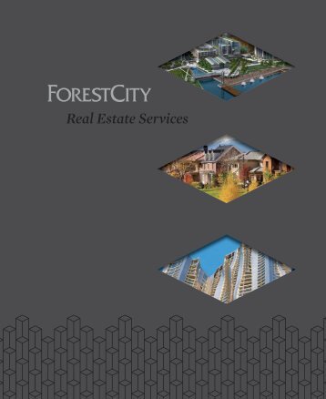 Real Estate Services brochure - Forest City