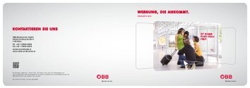 OeBB-Werbecenter_FOLDER_2011 - ÖBB-Werbung GmbH
