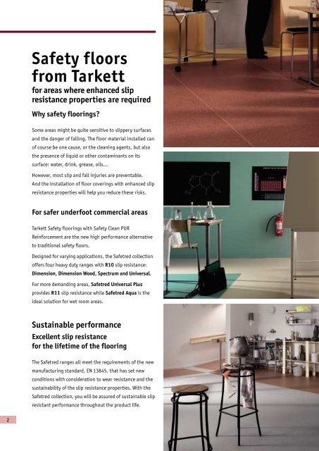 Safetred Safety Floors - Tarkett Professionals for Australia