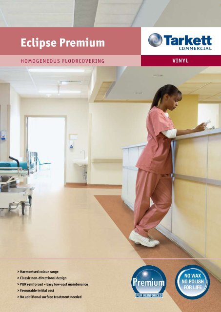 Eclipse Premium Homogenous Vinyl Floorcovering Riba Product