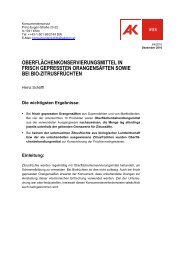 Erhebung: Zitrusfrüchte (pdf/127kb) - Arbeiterkammer Wien