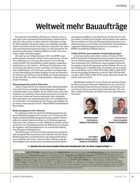 rund ums Bauen! - baublatt.at