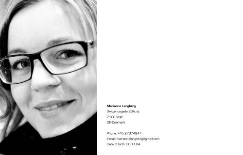 CV & PORTFOLIO Marianne Langberg - mariannelangberg.dk