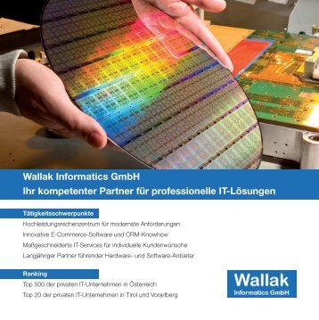Wallak Informatics GmbH Ihr kompetenter Partner für ... - IBM