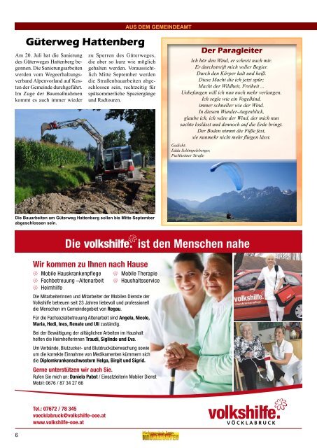 Gemeinde - Nachrichten Nr. 4/2011 - Regau