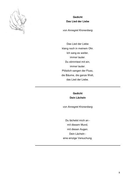 Gedicht Das Lied Der Lieb