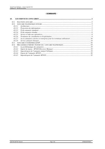 M7430 - Données synchronisables - accueil