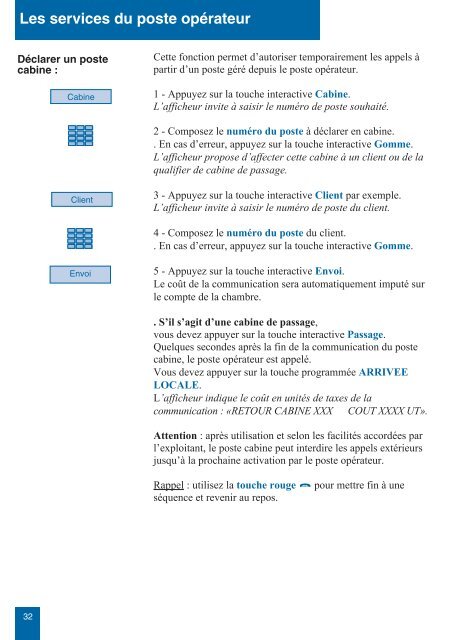 Guide utilisateur M760E Poste opérateur - TL systèmes