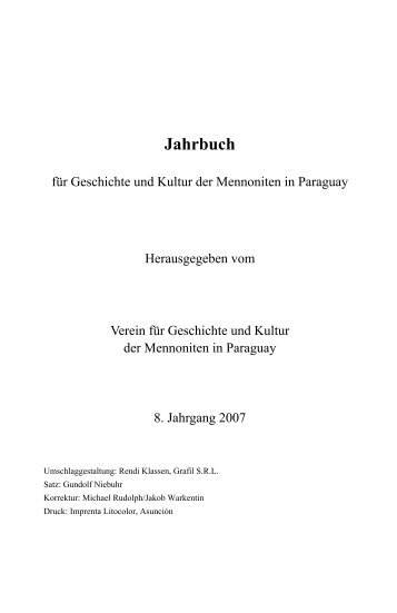 Jahrbuch - Verein für Geschichte und Kultur