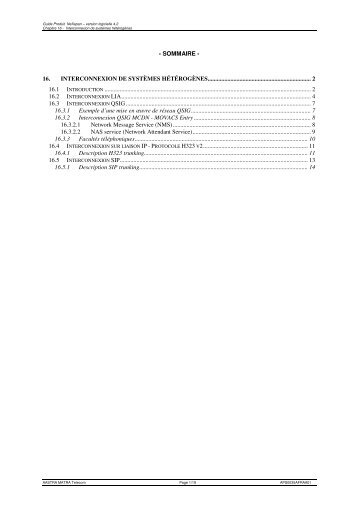 Multisites MOVACS isolés et reliés en IP via un Trunk SIP - accueil