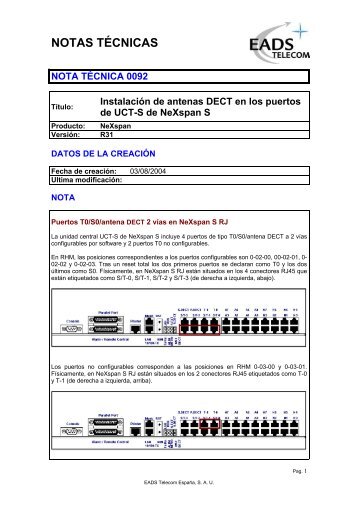 notas técnicas nota técnica 0092 - Voz y Datos