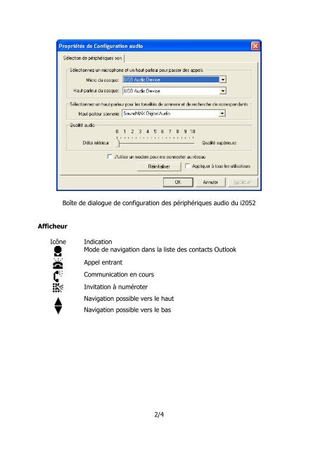 NeXspan Softphone i2052 - Atelsys