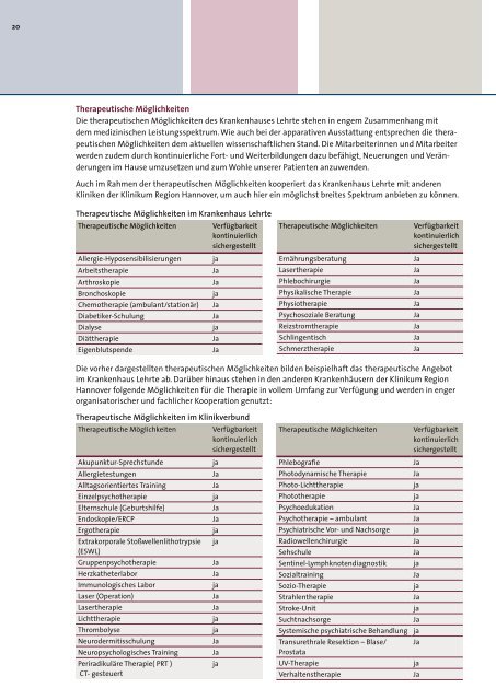 Qualitätsbericht 2006 Krankenhaus Lehrte - Klinikum Region ...