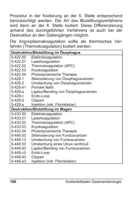 Kodierleitfaden Gastroenterologie - DGVS