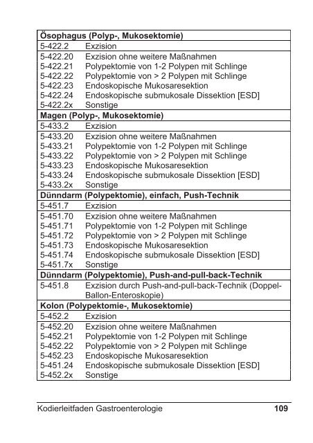 Kodierleitfaden Gastroenterologie - DGVS