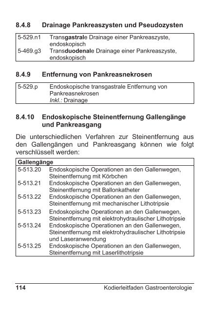 Kodierleitfaden Gastroenterologie - DGVS