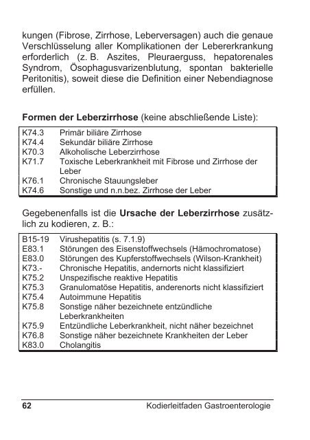 Kodierleitfaden Gastroenterologie - DGVS