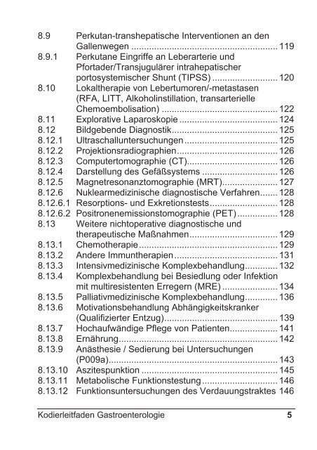 Kodierleitfaden Gastroenterologie - DGVS