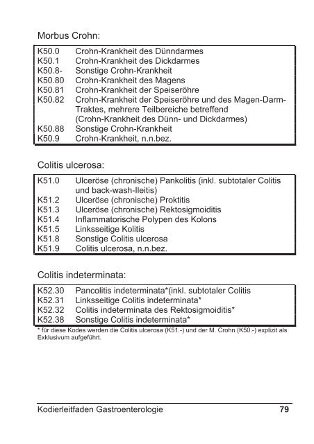 Kodierleitfaden Gastroenterologie - DGVS