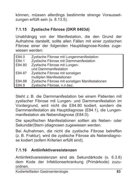 Kodierleitfaden Gastroenterologie - DGVS