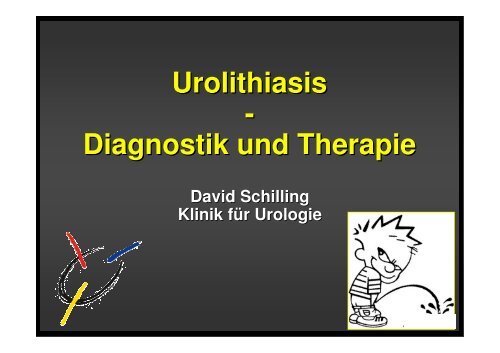 Komplikationen - Universitätsklinikum Tübingen, Klinik für Urologie