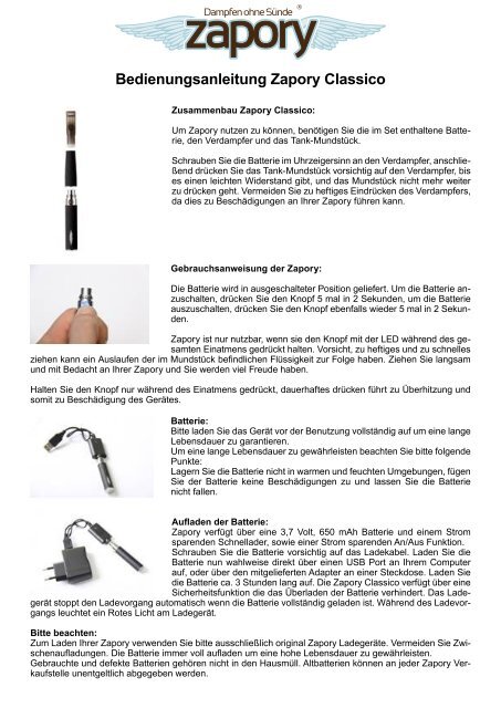 e-zigarette bedienungsanleitung deutsch Vaptio Cosmo Kit // Videodatenblatt main image 0