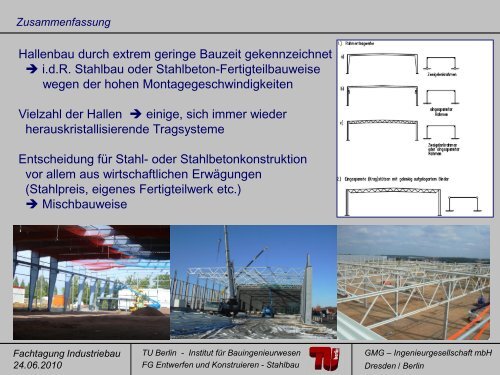 Aktuelle Tragwerkskonzepte und Konstruktionen im Hallenbau ...