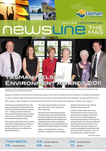 Tasman Nelson Environment Awards 2011 - Tasman District Council