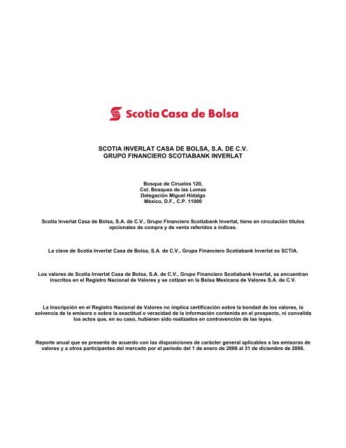 Scotia Inverlat Casa De Bolsa S A De C V Scotiabank