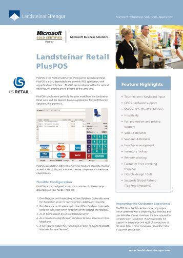 Landsteinar Retail PlusPOS - BS3 Technologies