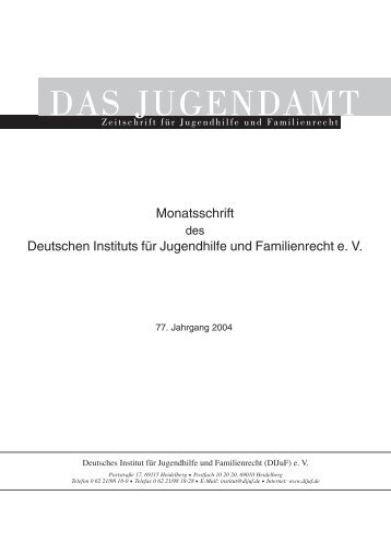 DAS JUGENDAMT - DIJuF