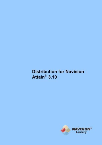 Distribution for Navision Attain