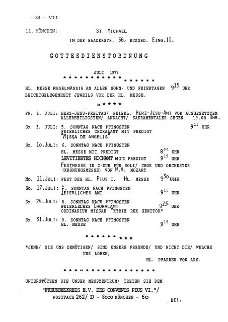 7. Jahrgang, Heft 2 (Juli 1977) - CatholicaPedia