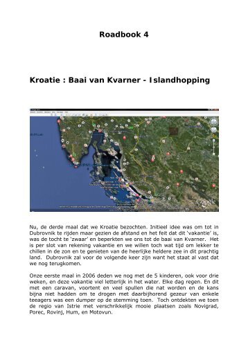 Roadbook 4 Kroatie : Baai van Kvarner ... - EveryOneWeb