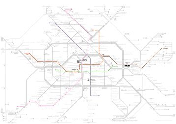 Berlin Schnellbahn Liniennetz Rapid transit route map - Bread & Butter