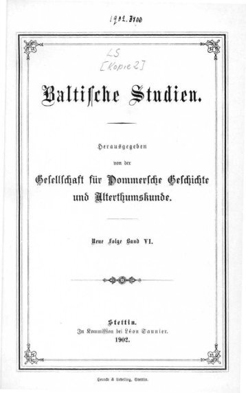 altijsckb - Digitalisierte Bestände der UB Greifswald