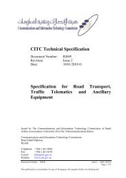 Road Transport, Traffic Telematics and Ancillary Equipment