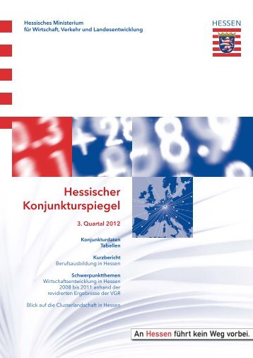 Die hessische Konjunktur in Zahlen - HA Hessen Agentur GmbH