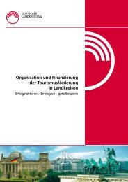 Organisation und Finanzierung der Tourismusförderung in ...