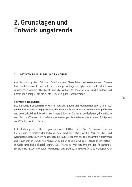 Fokus Innenstadt - Wüstenrot Stiftung