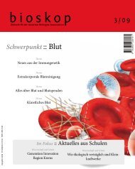 Bioskop 2009/3 - Blut - Austrian Biologist Association