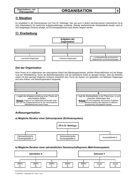 ORGANISATION