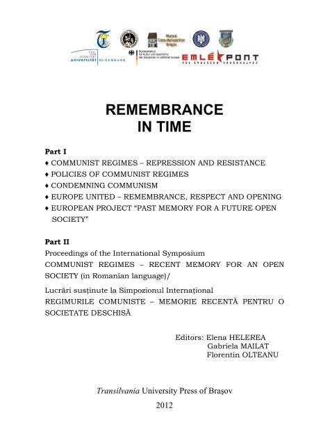 REMEMBRANCE IN TIME - Index of