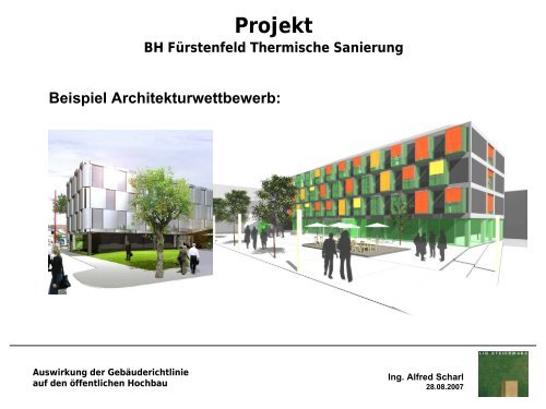 Ing. Scharl: Auswirkung der Gebäuderichtlinie auf den ... - LIG