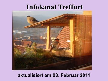 Infokanal Treffurt - Visitor-Aktion