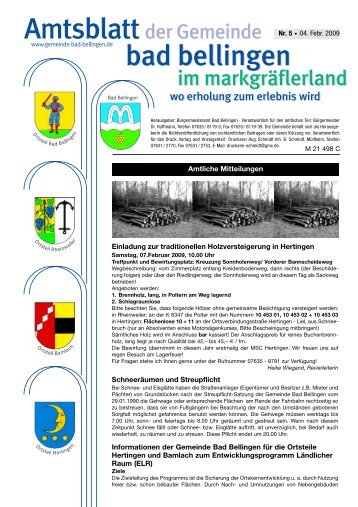 Einladung zur traditionellen Holzversteigerung in Hertingen ...